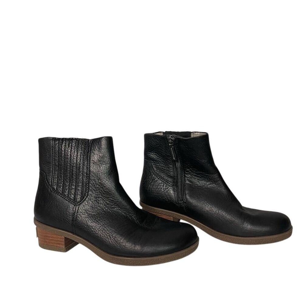 Dansko Women's Daisie Black Ankle Booties Size 36 Waterproof Casual